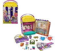 (TG. Standard) Polly Pocket Box Cinema, Scatola a Forma di Popcorn con Micro Bam