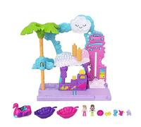 (TG. Standard) Polly Pocket - Pollyville Autolavaggio dei Fenicotteri, 2 mini ba