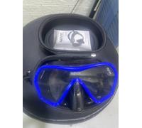 SEAC Ajna, Maschera da Immersioni Subacquee Frameless con Ampia visuale, Facciale 100% Silicone, Nero/Bianco