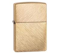 (TG. Standard) Zippo - Accendino antivento unisex, in ottone, regolabile - NUOVO