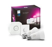 (TG. Starter Kit con 2 pezzi) Philips Hue Lampadina Smart LED, White & Color Amb