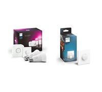 (TG. Starter Kit+ Smart Button) Philips Hue White and Color Ambiance Starter Kit