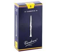 (TG. Strength 5) Vandoren Traditionnelles Boite de 10 Anches Clarinette Sib n.5