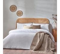 (TG. Super King) Yard Set di coperture per piumini in cotone con waffle con roba