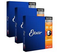 (TG. Super Light (9-42) (Confezione da 3)) Corde per chitarra elettrica Elixir®
