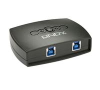 (TG. Switch USB 3.0 2 porte - 2 / 1) LINDY 43141 - Switch USB 3.0 2 porte - 2 co