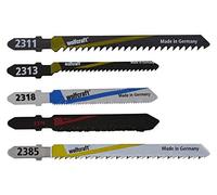 (TG. T / HCS) wolfcraft Set di lame per seghetti alternativi per lavori interni