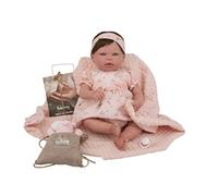 (TG. T.Única) Bambola Reborn Arias Esther con coperta da 45 cm - NUOVO