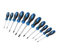 (TG. T6-T40T) Draper 34253 T6-T40T - Set di 11 cacciaviti Torx Tx Star di sicure