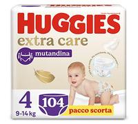 (TG. Taglia 5 104 Pannolini) Huggies Extra Care Pannolini Mutandina Taglia 4 (9-