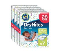 (TG. Taglia 5+) DryNites Bed Mats, Traversine letto Assorbenti, 4 Confezioni da