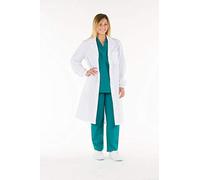 (TG. Taglia 52) Gima - Camice Bianco Unisex, 100% Cotone Alta Qualit , con Botto