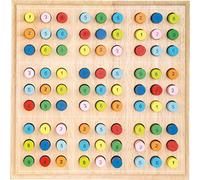 (TG. Taglia unica) 2489 Sudoku small foot in legno, nove campi Sudoku con combin