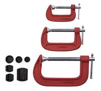 (TG. Taglia unica) Am-Tech - Set di morsetti a G con ganasce morbide, 5-7,6-10 c