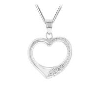 (TG. Taglia unica) Amazon Essentials Ciondolo da donna a forma di cuore aperto d