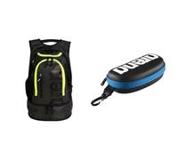 (TG. Taglia Unica) ARENA Fastpack 3.0, Zaino Unisex Adulto, Dark_Smoke-Neon_Yell
