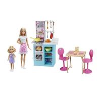 (TG. taglia unica) Barbie - Sisters Baking, playset per divertirsi in cucina con
