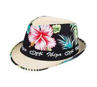 (TG. Taglia unica) Boland 52226 - Cappello Ibiza con fiori, motivo floreale, fes