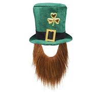 (TG. Taglia unica) Boland- Cappello Tuba Trifoglio Irish Leprechaun St. Patrick