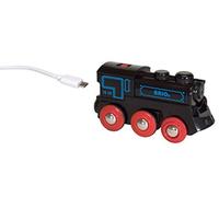 (TG. taglia unica) BRIO- Locomotiva Ricaricabile, Mini Cavo USB, 33599 - NUOVO