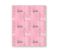(TG. Taglia unica) Character World Coperta in pile con licenza ufficiale Barbie,