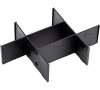 (TG. Taglia unica) Connex coxt566207 abteiler System Box, Grau, One size - NUOVO