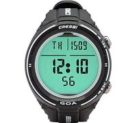 (TG. Taglia unica) Cressi Goa Orologio/Computer Professionale Subacqueo, Nero/Bi
