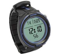 (TG. Taglia unica) Cressi Goa Orologio/Computer Professionale Subacqueo, Nero/Bl