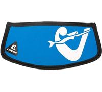(TG. Taglia unica) Cressi Simply Neo Mask Strap Cover_Blue/White - Copricinghiol