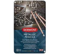 (TG. taglia unica) Derwent DE2305599 - Matita metallizzata in latta, misura unic