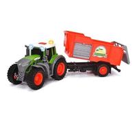 (TG. taglia unica) Dickie Toys - Trattore Fendt con rimorchio (26 cm) - Giocatto