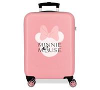 (TG. Taglia Unica) Disney Minnie Heads Valigia per bambini Rigida Chiusura a com