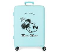 (TG. Taglia Unica) Disney Minnie You are Magic Valigia media Blu 48x70x26 cm ABS