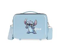 (TG. Taglia unica) Disney Stitch Naughty make a face Borsa da toilette Adattabil