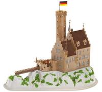 (TG. taglia unica) Faller 130245 - Castello Lichtenstein con Monte - NUOVO