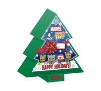 (TG. Taglia unica) Funko Pocket POP Marvel - Groot - Tree Holiday Box 4 Pieces