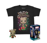 (TG. Taglia unica) Funko Pocket Pop& Tee: Guardians Of The Galaxy - Holiday Gro