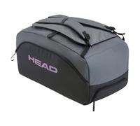 (TG. Taglia Unica) HEAD PRO X Duffle Sport Bag, Borsa Sportiva Unisex, Nero/Grig