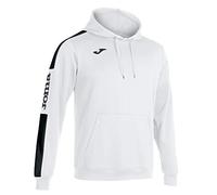 (TG. Taglia unica) Joma Championship Iv, Sudadera Con Capucha Hombre, Blanco-neg