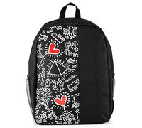 (TG. Taglia unica) KEITH HARING BACKPACK UP TO 15.6 - NUOVO
