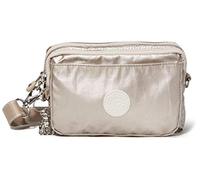 (TG. Taglia unica) Kipling ABANU MULTI, Borse a Tracolla, Donna, Argento (Metall