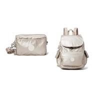 (TG. Taglia unica) Kipling ABANU MULTI, Borse a Tracolla, Donna, Argento (Metall