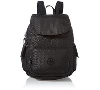 (TG. Taglia unica) Kipling City Pack S, Zaino Donna, Nero (Signature Emb), Tagli