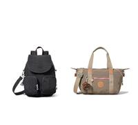 (TG. Taglia unica) Kipling FIREFLY UP, Zaino, Donna, Nero Noir, Taglia unica ART