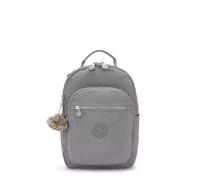 (TG. Taglia unica) Kipling SEOUL S Zaino piccolo, Inviting Grey (Grigio) - NUOVO