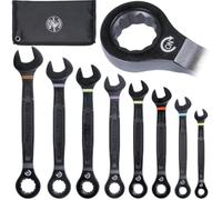 (TG. Taglia unica) KLEIN TOOLS 69408MG - Set di chiavi combinate a cricchetto me