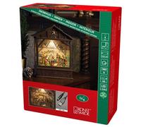 (TG. Taglia unica) Konstsmide - Lanterna natalizia a forma di globo di neve a LE