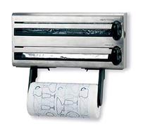 (TG. taglia unica) LACOR 60701- Portarotoli Cucina Multiplo Inox 18/10 - NUOVO