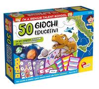 (TG. Taglia Unica) Liscianigiochi I'm a Genius Raccolta 50 Giochi Educativi - NU