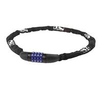 (TG. Taglia unica) M Wave Unisex D 3, 5.9 Combinazione Lucchetto a Catena, Nero